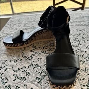 Vince Camuto Black Espadrille Sandals